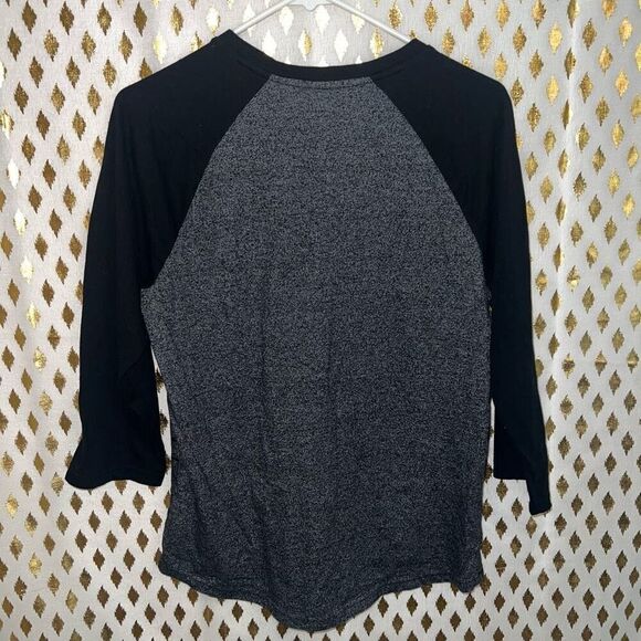 Hawk Henley grey striped men’s size S - Picture 3 of 3